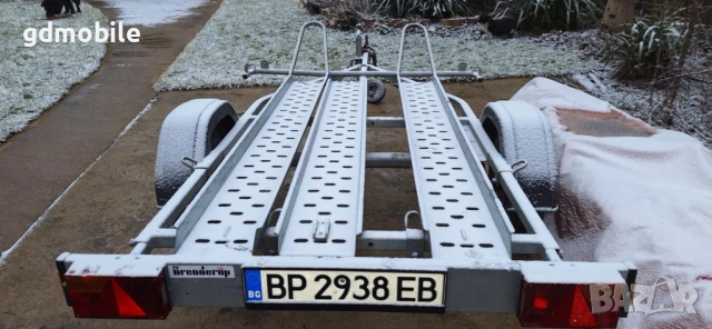 Ремарке/Колесар за 3 Мотора Brenderup