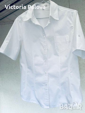 Бяла риза MARCO PECCI памук, снимка 7 - Ризи - 41491932