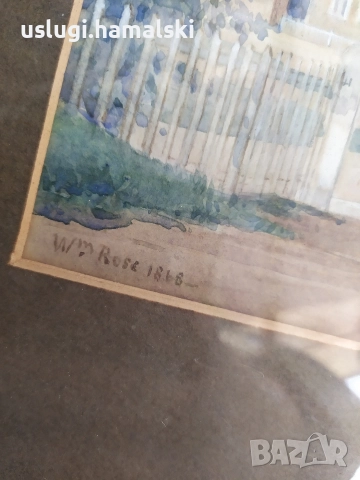 Стара картина, снимка 5 - Антикварни и старинни предмети - 52637192