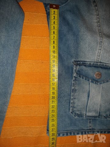 Елегантно дънково сако Promod Euro 40, снимка 11 - Якета - 34110233