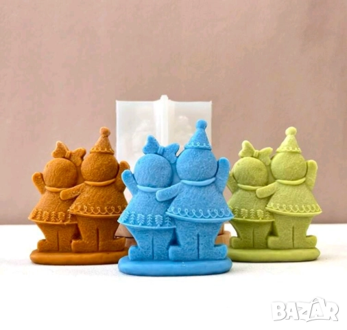 Молд семейство медени човечета, снимка 4 - Форми - 51846534