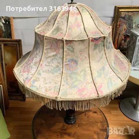 Старинен лампион-масичка, снимка 4 - Лампиони - 49125439