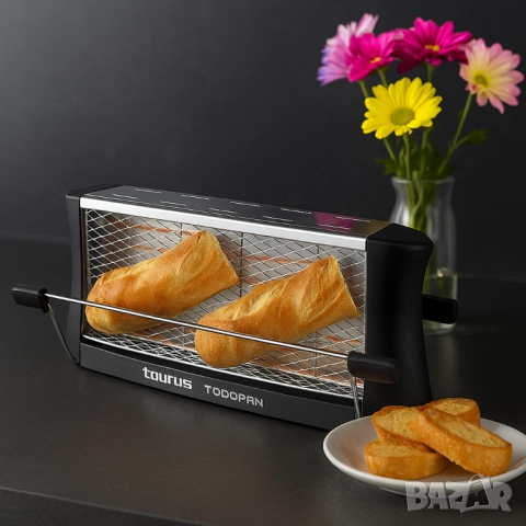 Тостер - Taurus Todopan, 700W Неръждаема стомана, снимка 5 - Други - 51926870