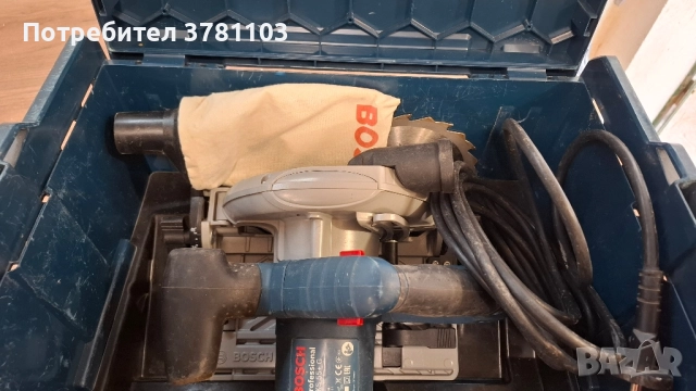 Ръчен Циркуляр BOSCH GKS 55 + G + FSN 160 Линеал, снимка 4 - Циркуляри - 52361240