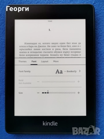 Kindle Paperwhite 10 Gen. WiFi, Bluetooth, 6in, PQ94WIF с подсветка, снимка 3 - Електронни четци - 52503629