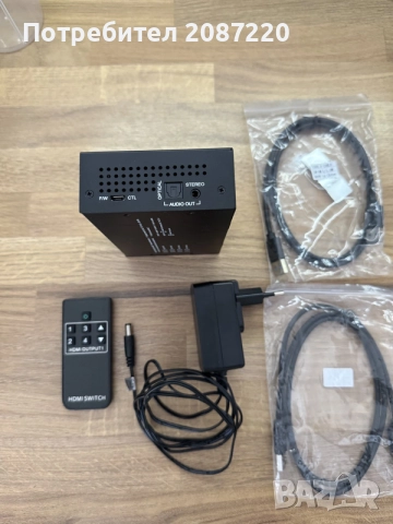 HDMI KVM SWITCH 4X1 USB 3.0 4K 60HZ, снимка 2 - Монитори - 56264642