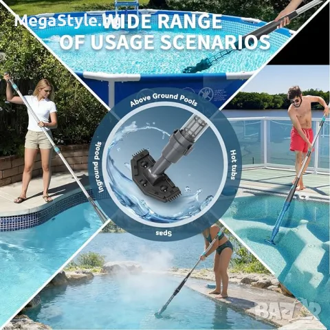 Ръчна прахосмукачка за басейни PoolMr , снимка 3 - Басейни и аксесоари - 56233465