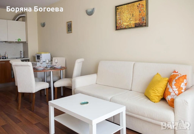 давам под наем двустаен обзаведен апартамент на първа линивя в к.к.Златни пясъци, снимка 3 - Апартаменти - 53143083