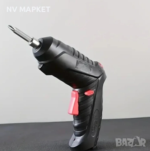 Акумулаторна електрическа бормашина 47 части в комплект с куфар, снимка 7 - Бормашини - 53851018