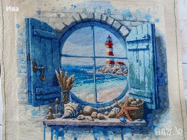 Гоблен "Фар", снимка 2 - Гоблени - 53757573