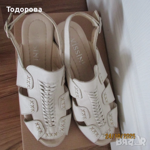 дамски сандали на ток, снимка 4 - Сандали - 52180775