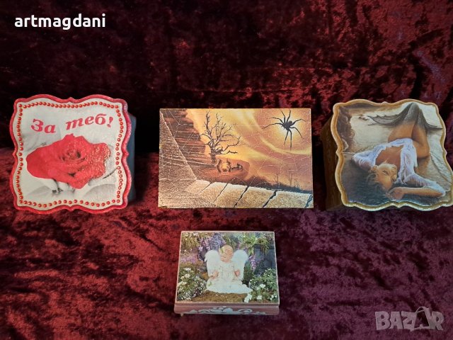 Къщички, Часовници и кутии ДЕКУПАЖ, снимка 6 - Декорация за дома - 42517817