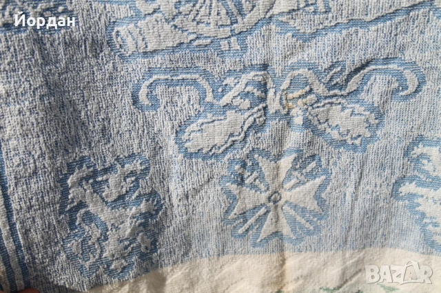 Стара офицерска хавлиена кърпа ''Царство България'', снимка 13 - Антикварни и старинни предмети - 50474602