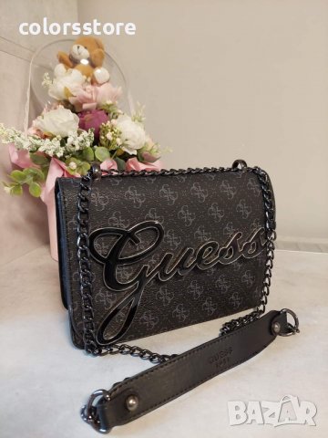 Луксозна Черна чанта  Guess  кодSG338, снимка 5 - Чанти - 39852714