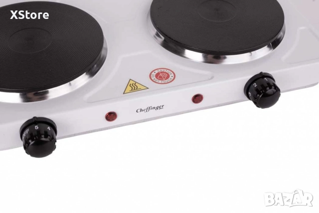 Електрически двоен котлон Cheffinger CF-EHD1000, снимка 6 - Котлони - 51993127