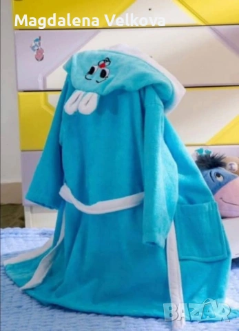 Детски халат за баня, снимка 5 - Хавлии и халати - 53310731