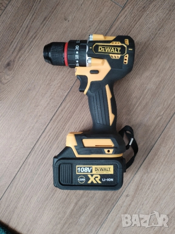 Безчеткови акумулаторни машини 4 в 1 винтоверт гайковерт ъглошлайф перфоратор с четири батерии ., снимка 9 - Други инструменти - 51357395