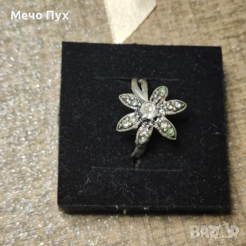 Сребърен пръстен (255), снимка 2 - Пръстени - 48348443