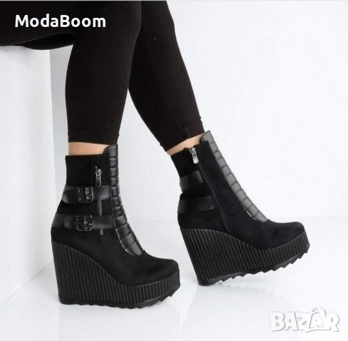 Дамски обувки на платформа , снимка 2 - Дамски ежедневни обувки - 42639705