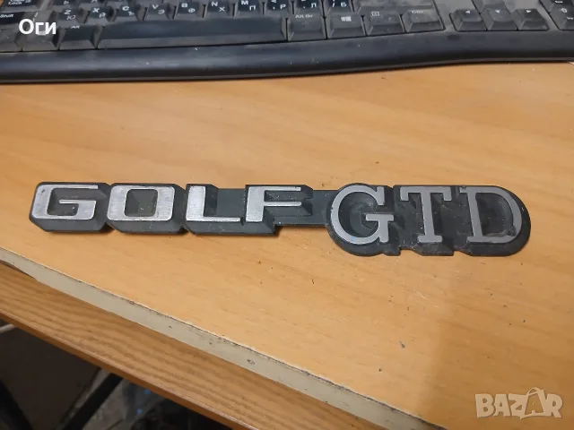 Оригинална емблема за Фолксваген Голф 2 GOLF GTD 191 853 687 D / 191853687D