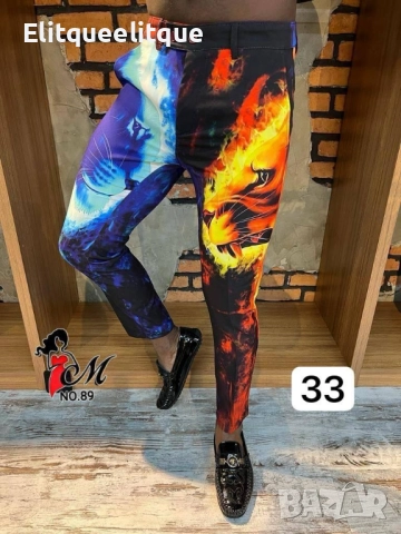 мъжки панталони Versace , снимка 7 - Спортни дрехи, екипи - 52259769