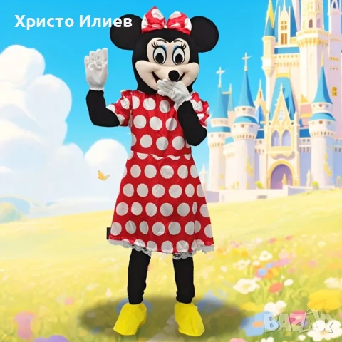 Мини Маус Мики Маус Парти плюшен костюм за рожден ден празненство 2м Талисман, снимка 3 - Други - 51026766