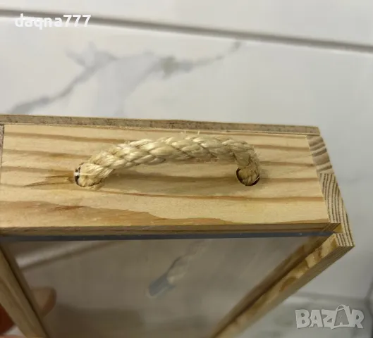 Нова дървена кутия с прозрачен капак Германия, снимка 10 - Декорация за дома - 49419697