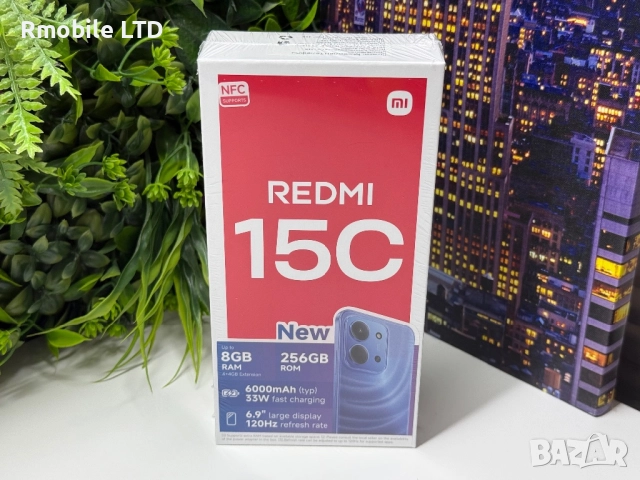! НоВо ! Xiaomi Redmi 15C 256GB 3г Гаранция