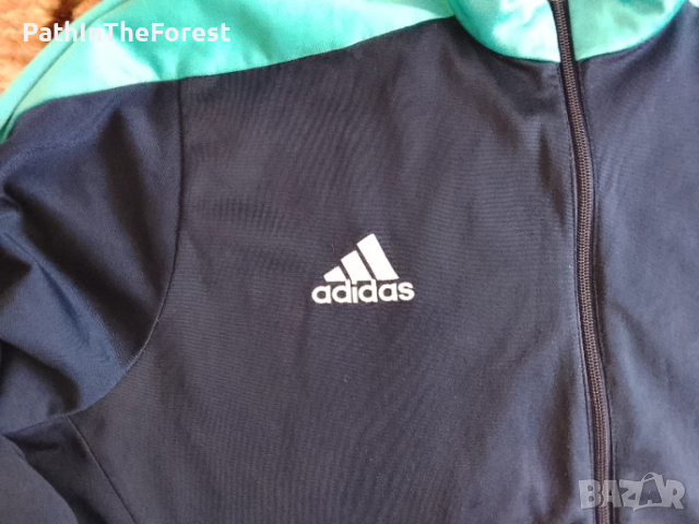Adidas красива горница с цип , снимка 2 - Спортни дрехи, екипи - 53678201