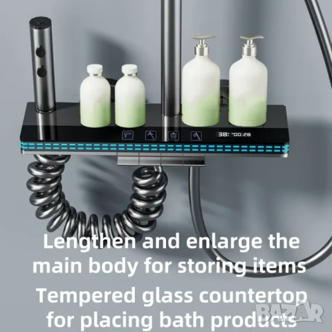 💧 Дигитален Душ BB Construction – Лукс и Прецизност във Вашата Баня, снимка 5 - Душове - 50780265