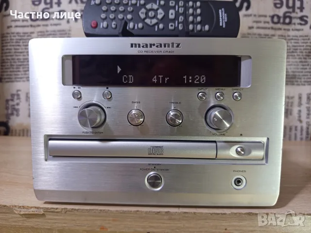 Мини CD/Ресивър "Marantz"CR401, снимка 2 - Ресийвъри, усилватели, смесителни пултове - 56352552