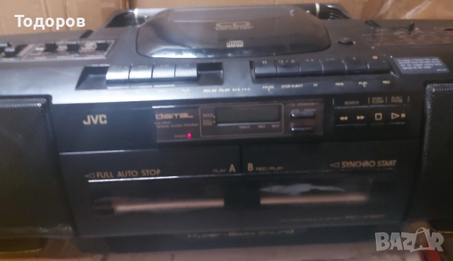 JVC RC-X510 CD Portable System CD/Tape/FM Tuner , снимка 4 - Радиокасетофони, транзистори - 52260622