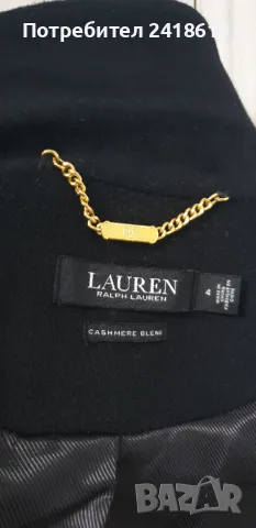 POLO Ralph Lauren  Wool / Cashmere Coat Womens Size 4 / M НОВО! ОРИГИНАЛ! Дамско Вълнено Палто!, снимка 17 - Палта, манта - 48867338