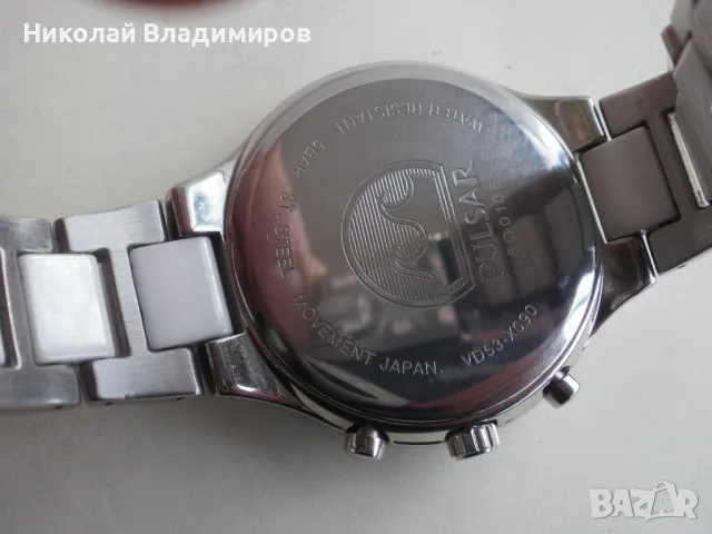 Pulsar оригинален дамски керамичен chronograph часовник, снимка 8 - Дамски - 48146573