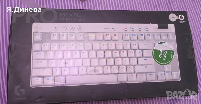 Безжична клавиатура Logitech Pro X KTL, снимка 5 - Клавиатури и мишки - 55800758