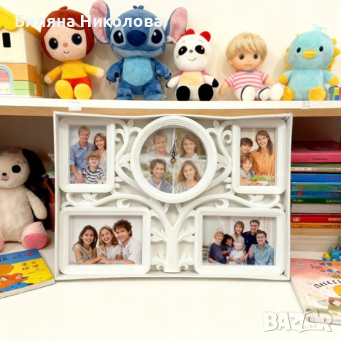 Рамка за снимки с часовник 2 в 1 - Дървото на живота, снимка 5 - Декорация за дома - 52573480