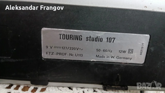 ITT SCHAUB - LORENZ / TOURING studio 107 / , снимка 10 - Радиокасетофони, транзистори - 53209098