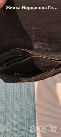 мъжка чанта - естествена кожа, снимка 4 - Портфейли, портмонета - 53541007