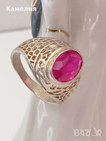 Руско сребро, снимка 3 - Пръстени - 49517291