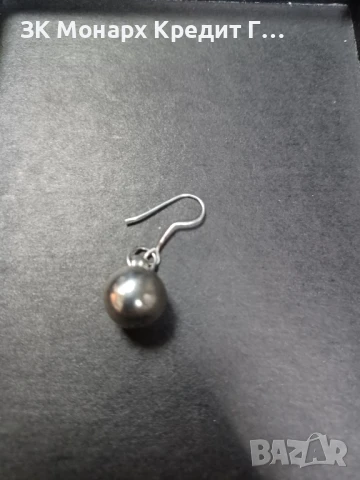 сребърна обеца, снимка 2 - Обеци - 51001907