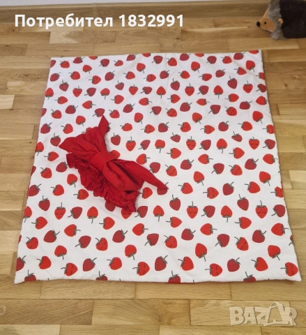 Порт за изписване на бебе с ягодки, снимка 3 - Комплекти за бебе - 51921740