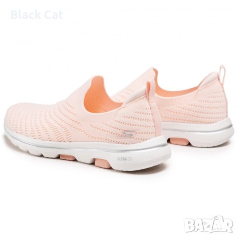 Дамски ежедневни обувки / еспадрили / мокасини Skechers – Go Walk 5, 124250/LTPK, Light Pink, кецове, снимка 4 - Дамски ежедневни обувки - 40653277