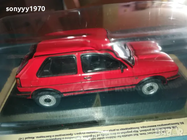 VW GOLF 2 1/43 МЕТАЛНА КОЛА ЗА КОЛЕКЦИЯ 2510241821, снимка 17 - Колекции - 47719514