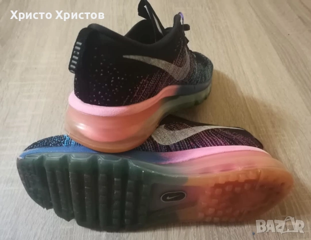 Дамски маратонки NIKE FLYKNIT MAX ✔️ Размер 38 Стелка 24 см, снимка 5 - Маратонки - 53818642