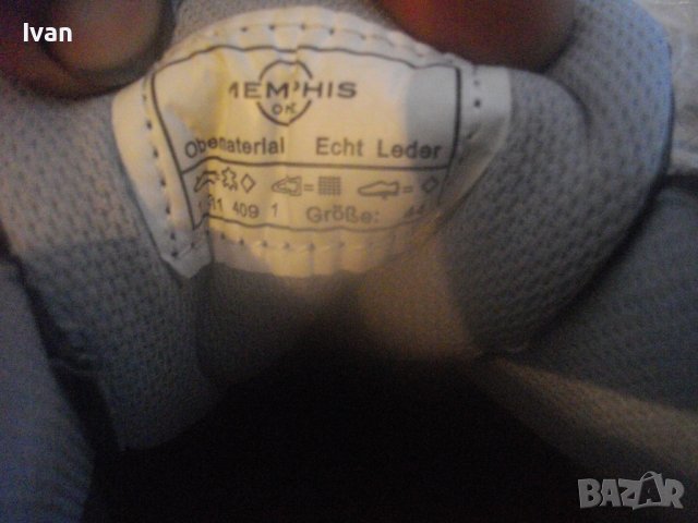 Немски №44-MEMPHIS ONE-Спортни Мъжки Маратонки-Всесезонни-Грайферни-Като Нови, снимка 17 - Маратонки - 42697089