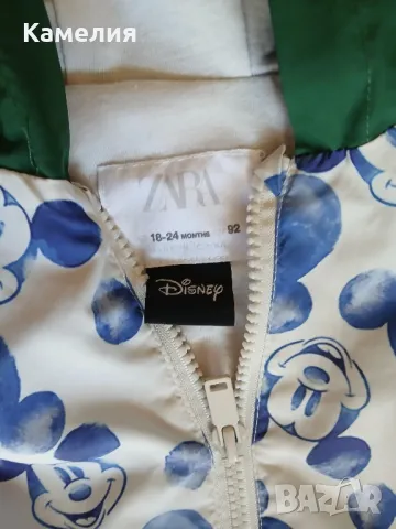 ZARA - Яке за момче Мickey Mouse, 18-24м., снимка 3 - Бебешки якета и елеци - 50343054