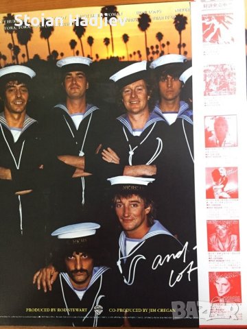 ROD STEWART-TONIGHT I’M YOURS,LP,made in Japan, снимка 2 - Грамофонни плочи - 41394374