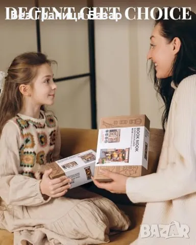 Нов Book Nook Комплект – Японска Уличка, 3D Дървена Миниатюра, Макет, снимка 7 - Други - 49511467