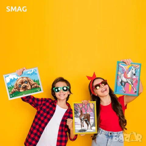 Paint & Frame Рисуване по номера Вълшебен еднорог S_1226651, снимка 6 - Рисуване и оцветяване - 49261936