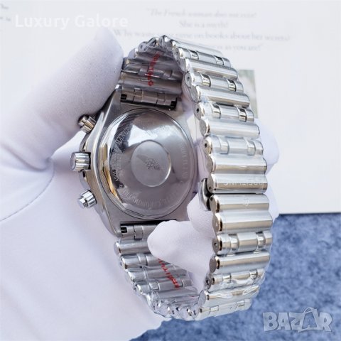 Мъжки часовник Breitling Chronomat B01 Blue с кварцов механизъм, снимка 7 - Мъжки - 39335079